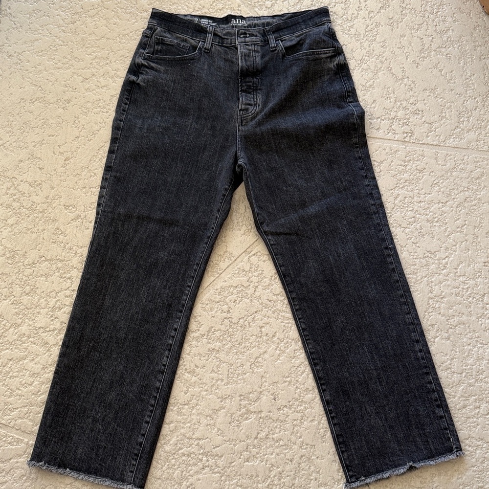 a.n.a Women's High Rise Jeans - Black
